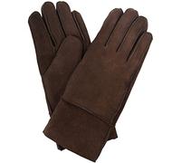 SNUGRUGS Womens 100% Genuine Sheepskin Glove - Chocolate - Small (6.5")