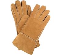 SNUGRUGS Womens 100% Genuine Sheepskin Glove - Tan - Large (7.5")