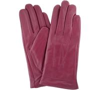 SNUGRUGS Women's Butter Soft Premium Leather Glove with Classic 3pt Stitch Design & Warm Fleece Lining in Pink | Size: Medium SNUGRUGS Pink M