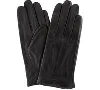SNUGRUGS Women's Butter Soft Premium Leather Glove with Classic 3pt Stitch Design & Warm Fleece Lining in Black | Size: XL SNUGRUGS Black XL