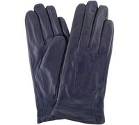 SNUGRUGS Women's Butter Soft Premium Leather Glove with Classic 3pt Stitch Design & Warm Fleece Lining in Navy | Size: XL SNUGRUGS Navy XL