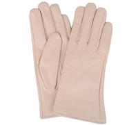 SNUGRUGS Womens Butter Soft Premium Leather Glove with Warm Fleece Lining - Beige - Small (6.5")
