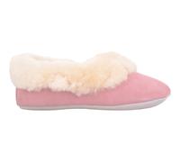 SNUGRUGS Women's Eleanor, Sheepskin Ballerina Slipper with Suede Sole in Light Pink | Size: 7 SNUGRUGS Light Pink 7