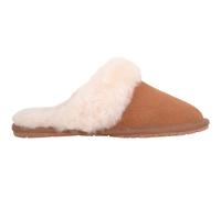 SNUGRUGS Women's Elsie, Open Back Sheepskin Mule Slipper with Cuff in Tan | Size: 7 SNUGRUGS Tan 7
