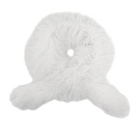 SNUGRUGS Women's Extra Long (180cm) Genuine Curly Mongolian Sheepskin Scarf / Boa in White SNUGRUGS White One Size