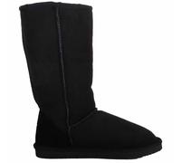 SNUGRUGS Women's Genuine Double Faced Long Sheepskin Outdoor Boot in Black | Size: 7 SNUGRUGS Black 7