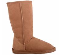 SNUGRUGS Women's Genuine Double Faced Long Sheepskin Outdoor Boot in Tan | Size: 6 SNUGRUGS Tan 6