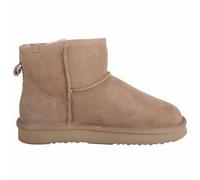 SNUGRUGS Women's Genuine Sheepskin Mini Ankle Boots with Reinforced Heel in Fawn | Size: 8 SNUGRUGS Fawn 8