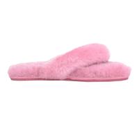SNUGRUGS Women's Sheepskin Slip On Toe Post Flip Flop Slider Slippers in Rose | Size: 6 SNUGRUGS Rose 6