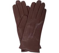 SNUGRUGS Womens Soft Leather Winter Glove with Three Point Stitch Detail - Brown - Extra Large (8")