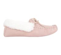 SNUGRUGS Women's Sophia, Wool Moccasin with Cuff & Suede Sole in Camel | Size: 3 SNUGRUGS Camel 3