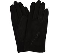 SNUGRUGS Women's Suede Gloves with Fleece Lining & Stitch Design in Black | Size: XL SNUGRUGS Black XL