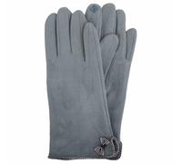 SNUGRUGS Women's Super Soft Micro Suede Cosy Cold Winter Gloves with Bow Design in Duck Egg Blue SNUGRUGS Duck Egg Blue One Size