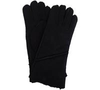 SNUGRUGS Women's Vicky, Luxury 100% Sheepskin Gloves with Long Turn Back Cuff in Black | Size: Medium SNUGRUGS Black M