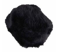 SNUGRUGS Women's Womens Genuine Sheepskin Winter Hat in Black | Size: Large SNUGRUGS Black L