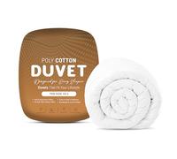 SnugThreads 10.5 TOG Poly Cotton Duvet - Anti-Allergy Hypoallergenic Quilt for All Seasons - Breathable Lightweight Bedding - Machine Washable - Made in UK (Double)