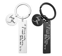 SnugZest Drive Safe Keychain Gift Drive Safe Keyring,New Driver Gift Keyring Congratulations on Passing Your Driving Test Keychain,Drive Safe Gifts for Friends
