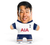 Snugzy Official Heung-Min Son Mini Teddy | Tottenham Hotspur Gifts for Boys | Spurs Cushion | Heung-Min Son Gifts | Spurs Football Gifts | Licensed Tottenham Hotspur Football Cushion