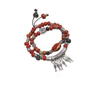 Snuhlzvm Bohemian Beaded Bracelet, Exquisite Details, Ethnic Style, Versatile Layering, Unique Aesthetics, a Must-Have For Free Soul And Fashion, Interpreting Bohemian Charm., Universal Size