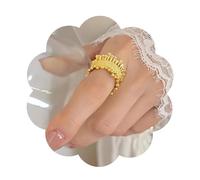 Snuhlzvm Elegant And Exquisite Rings, Unique And Distinctive, Fashion Pioneers, Exquisite Craftsmanship, Timeless Design, Trendy Accessories, Universal Size, Metal, No Gemstone