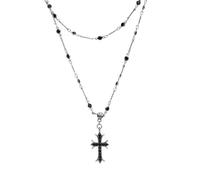 Snuhlzvm This Multi-Layered Necklace With Gothic And Bohemian Charm Is Exquisitely Designed, A Retro Chain And Beaded Jewelry, Exuding a Mysterious Personality And Artistic Atmosphere., Universal Size
