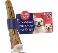 SNUNGPHIR Devil Dog Pet Co Antler Dog Chew - Premium Elk Antlers for Dogs - Long Lasting Dog Bones for Aggressive Chewers - No Mess No Odor - Wild Shed in The USA - Veteran Owned (Small)