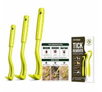 SNUNGPHIR HomeSake Tick Removal Tool for Dogs, Cats and Humans | Removes Entire Head & Body | Pain-Free Ticks Remover | 100% Chemical-Free | Pack of 3