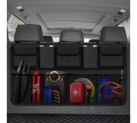 Snuopfy Car Trunk Organizer, Backseat Hanging Organizer with 9 Large Storage Bag Super Capacity -Trunk Organizer for SUV,Truck,Van -Your Space Saving Expert