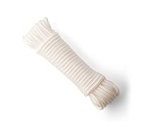 SNURO Nylon Rope (10 mm, 20 m, White) - Paracord Cord with Strong Nylon Material - Tear-Resistant Paracord Cord - Tear-Resistant and Lightweight