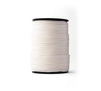 Snuro Nylon Rope (5 mm, 100 m, White) - Paracord Cord with Strong Nylon Material - Tear-Resistant Paracord Cord - Tear-Resistant and Lightweight