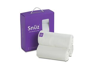 Snuz 3 pc. Crib Bedding Set White - SnuzPod & All Bedside Cribs - Size 35x80cm - 50x90cm