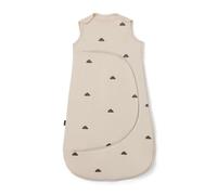 Snuz Baby Sleeping Bag with Nappy Zip - For Easy Nappy Changes, Super Soft Cotton Sleeping Bags with Perfect Fit Poppers, Meets British Safety Standard, Sand Cloud, 1 Tog 0-6M