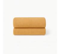 Snuz Bedside Crib Fitted Sheets - Fits All SnuzPod Cribs, 100% Jersey Cotton SnuzPod Sheets, Machine Washable, Tumble Dryer Safe, Breathable, Universal Fit 44x80cm, 2 Pack, Honey