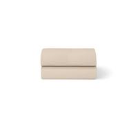 Snuz Bedside Crib Fitted Sheets - Fits All SnuzPod Cribs, 100% Jersey Cotton SnuzPod Sheets, Machine Washable, Tumble Dryer Safe, Breathable, Universal Fit 44x80cm, 2 Pack, Cashmere