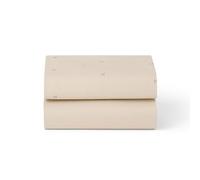 Snuz Bedside Crib Fitted Sheets - Fits All SnuzPod Cribs, 100% Jersey Cotton SnuzPod Sheets, Machine Washable, Tumble Dryer Safe, Breathable, Universal Fit 44x80cm, 2 Pack, Cashmere/Cross