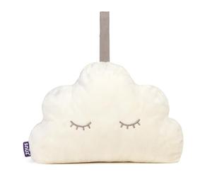Snuz Cloud Baby Sleep Aid - Night Light with Pink & White Light, Sound Machine with Heartbeat, Lullaby, Waterfall & Pink Noise, Adjustable Volume, Soft & Portable, Adorable Baby Shower Gifts, Cashmere
