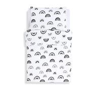 Snuz Duvet Cover & Pillowcase Set - Mono Rainbow Mono Rainbow