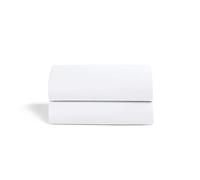 Snüz 2 Pack Fitted Moses Basket & Pram Sheets, BD028DL, White
