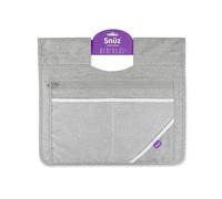 Snuz Pod4 Storage Pocket - Dusk (Grey) - Made from Durable Canvas & Doubles Up as Portable Changing Pack - 36cm x 40cm