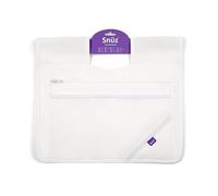 Snuz Pod4 Storage Pocket - White - Made from Durable Canvas & Doubles Up as Portable Changing Pack - 36cm x 40cm