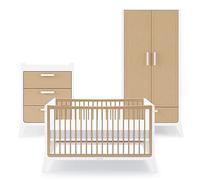 Snuz SnuzFino 3 Piece Nursery Furniture Set - White/Natural
