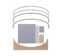 Snuz SnuzFino Cot Bed Toddler Kit - Dove/Natural