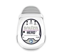 SNUZA HERO Baby Abdominal Motion Monitoring: Real-time Notifications for No Breathing, Gentle Vibration Route, Portable and Portable, Medical Material, Safe Sleep for Infants