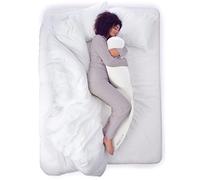 SnuzCurve Pregnancy Pillow, Unique Shape and Curvature Pillow for Sleeping, Pregnancy Support Sleep Cushion, Nap & Relax in Comfort, with Washable Cover - White, Body