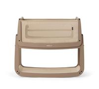 SnuzPod 5 Bedside Crib - Newborn Next to Me Crib with Zip Down Breathable Windows, Lift-Off Bassinet, Portable & Rocking Stand, 3-in-1 Baby Bed with Wheels & Mattress, Mocha