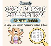Snuzzly Cozy Puzzle Collection: Easter Cheer: 48 Single-Word Colouring Word Search Puzzles for Relaxation, Mindfulness & Easter Fun