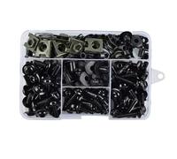 SNWDBH Bodywork Motorcycle Fairing Bolts Screws Kit Nut Clips For H&onda CRF1000L AFRICA TWIN CRF 1000L ST1100 PAN EUROPEAN ST1300 Fasteners(BLACK)