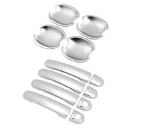 SNWDBH Car Exterior Door Handle Cover Sticker for Seat for Toledo MK2 Mk3 MK4 2000-2016 Side Handles Protector Covers Trim Front Rear Handle Cover(Type 5)