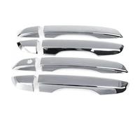 SNWDBH Car Exterior Door Handle Moulding Cover Trim Decor W/Keyless Entry for Civic 10th Gen 2016-2021Handle Protector Shell Front Rear Handle Cover(Silver,No Smart)