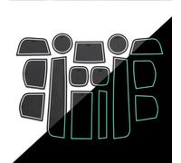 SNWDBH Car Interior Non-Slip Mats Cup Holder Mat Center Console Armrest Box Storage Pads For BMW 2 Series Coupe 2020 2021(WHITE)